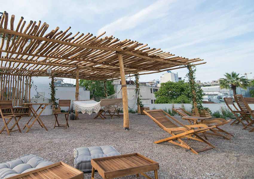 rooftop garden in Ayhens